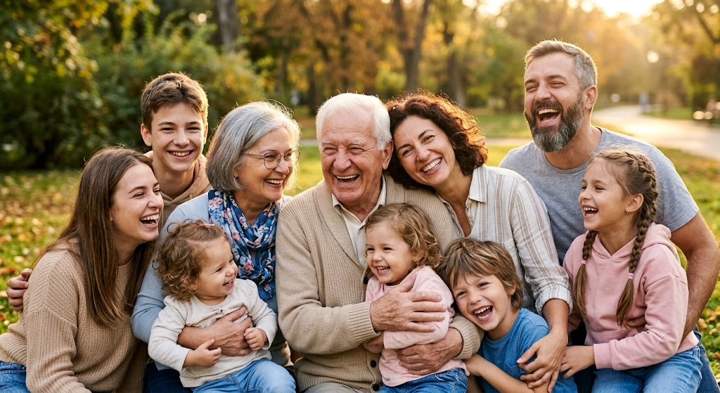 Big family together