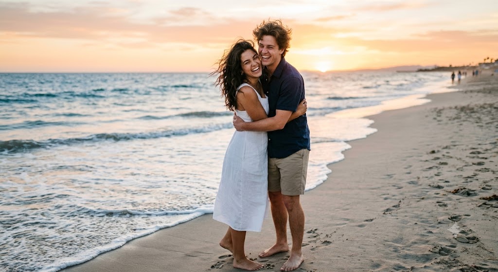 Couple on the beach